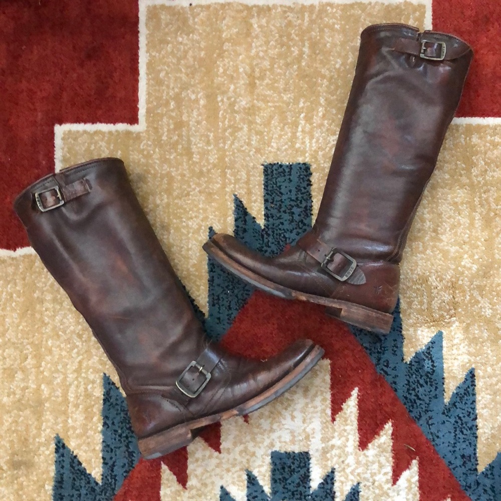 FRYE Veronica Slouch Boot in Redwood
